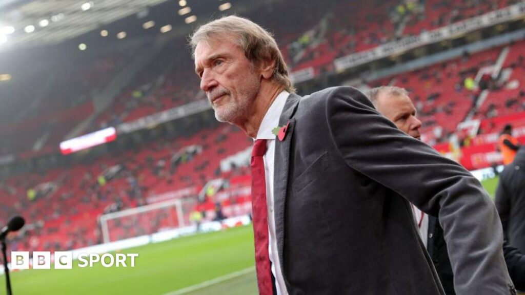 Sir Jim Ratcliffe at Old Trafford