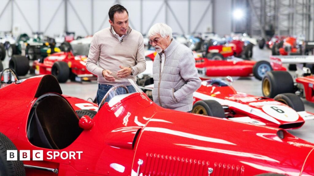 Bernie Ecclestone and his car collection